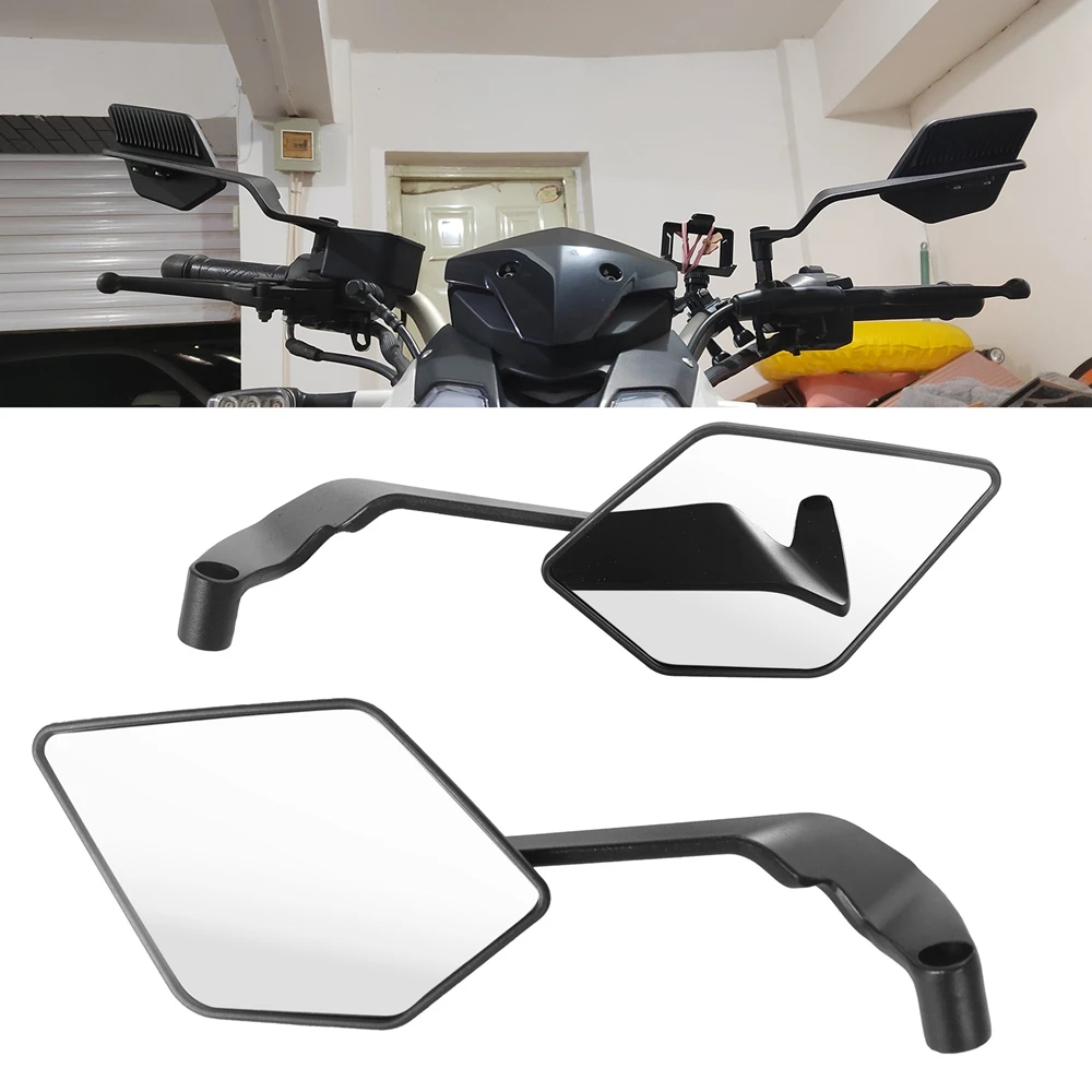 

Motorcycle Side View Mirror For Kawasaki Z500 Z900 Z800 Z750 Z650 Z400 Z300 Z250 Z125 Rearview Mirrors Kits Rotate Adjustable