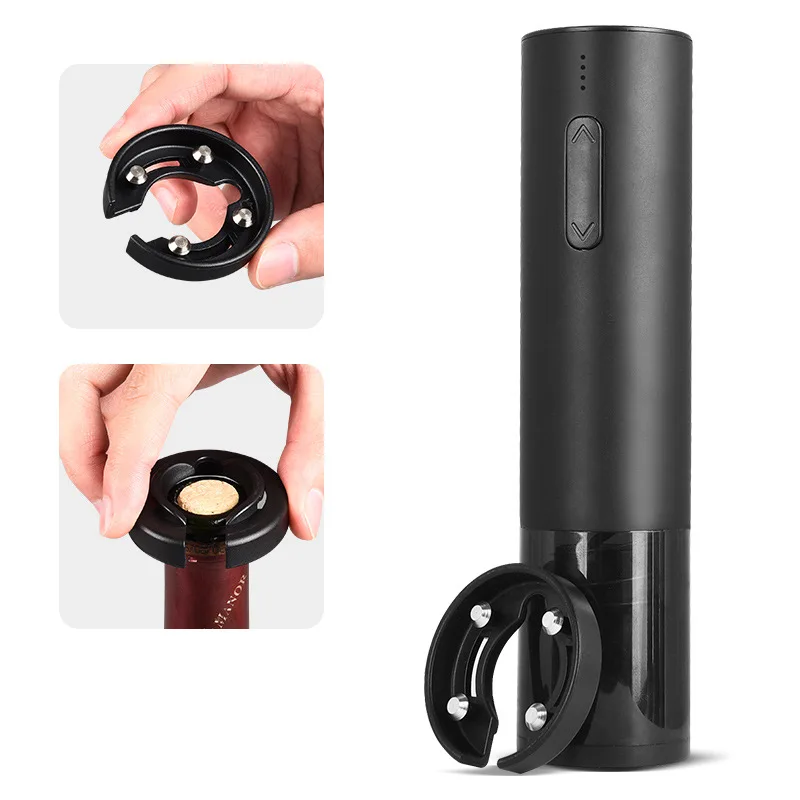 SOURCE Factory Direct Supply Wine Corkscrew USBRechargeable Electric Bottle Opener Creative Gift Box Wholesale