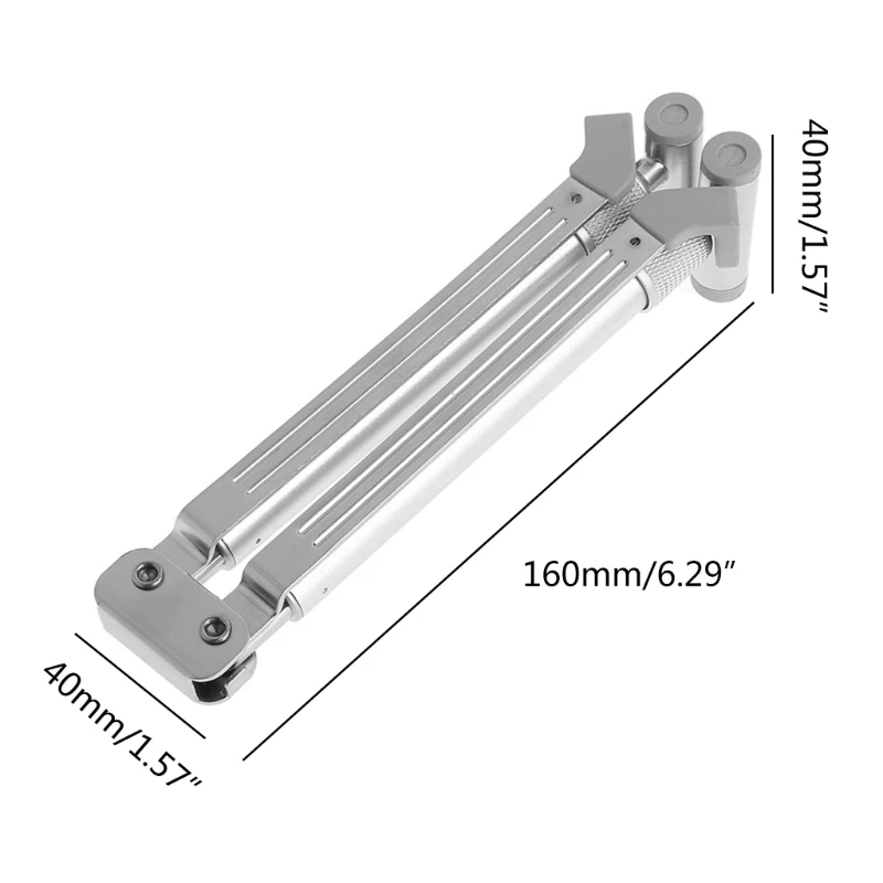 인체공학적 노트북 냉각 X-스탠드 접이식 휴대용 알루미늄 12-17인치 노트북용