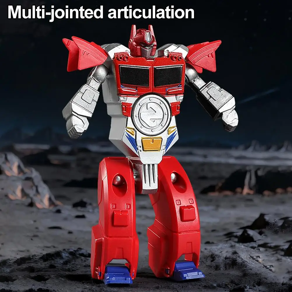 회전하는 손가락 스피너 장난감 안티 스트레스 스트레스 릴리프 변형 로봇 성인 감각 장난감 소년을위한 어린이 선물