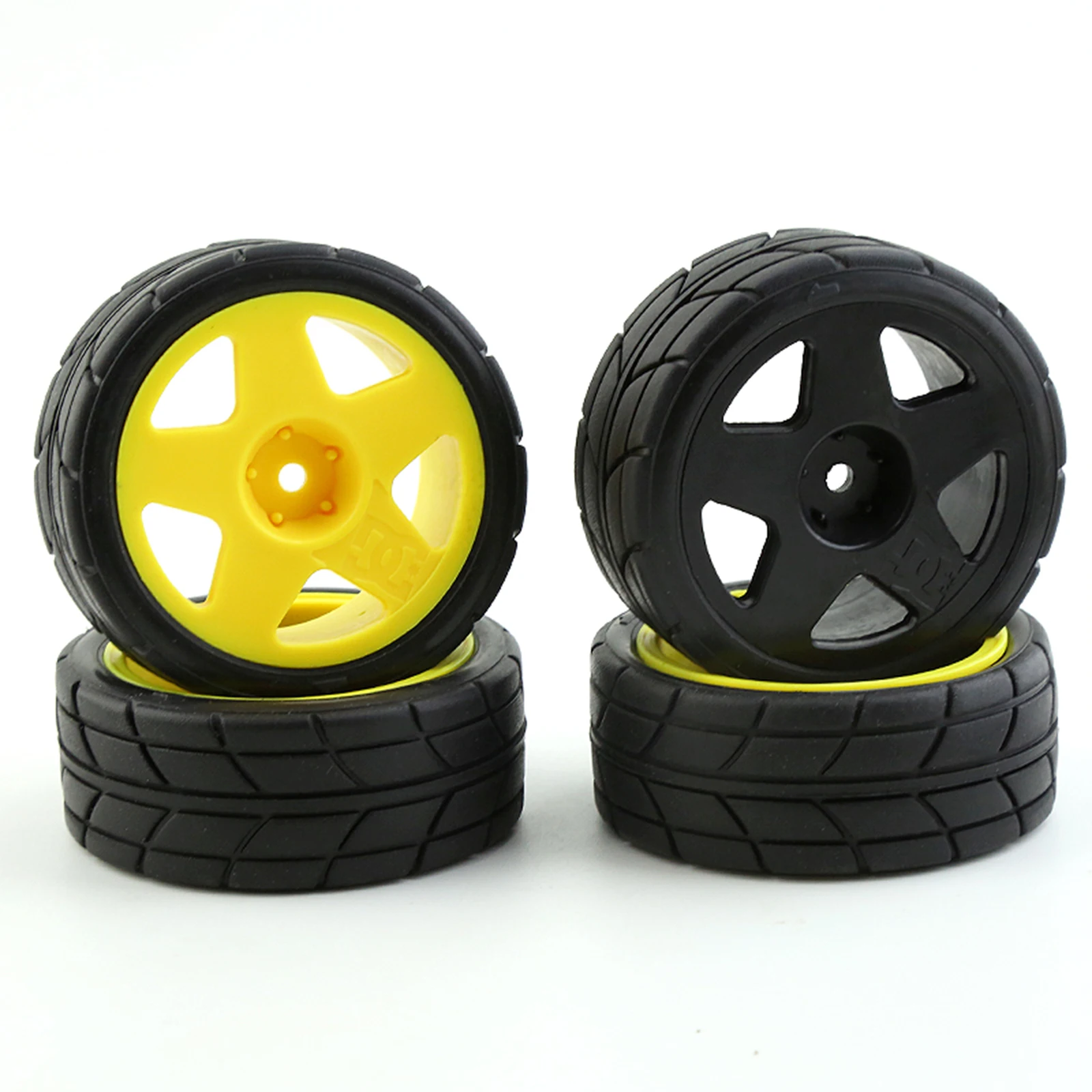 RS RC Racing Car Tires On Road Tire Plastic Wheels dla 1/10 Tamiya TT01 TT02 XV01 TA06 PTG-2 HPI HSP KYOSHO Chevrolet C3