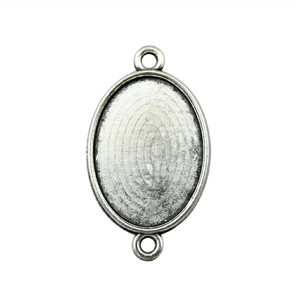 WYSIWYG 10 sztuk 18x25mm 13x18mm wewnętrzna rozmiar w stylu Vintage antyczny brąz antyczne srebro kolor podstawa z kameą i kaboszonem ustawienie złącze — zdjęcie 6