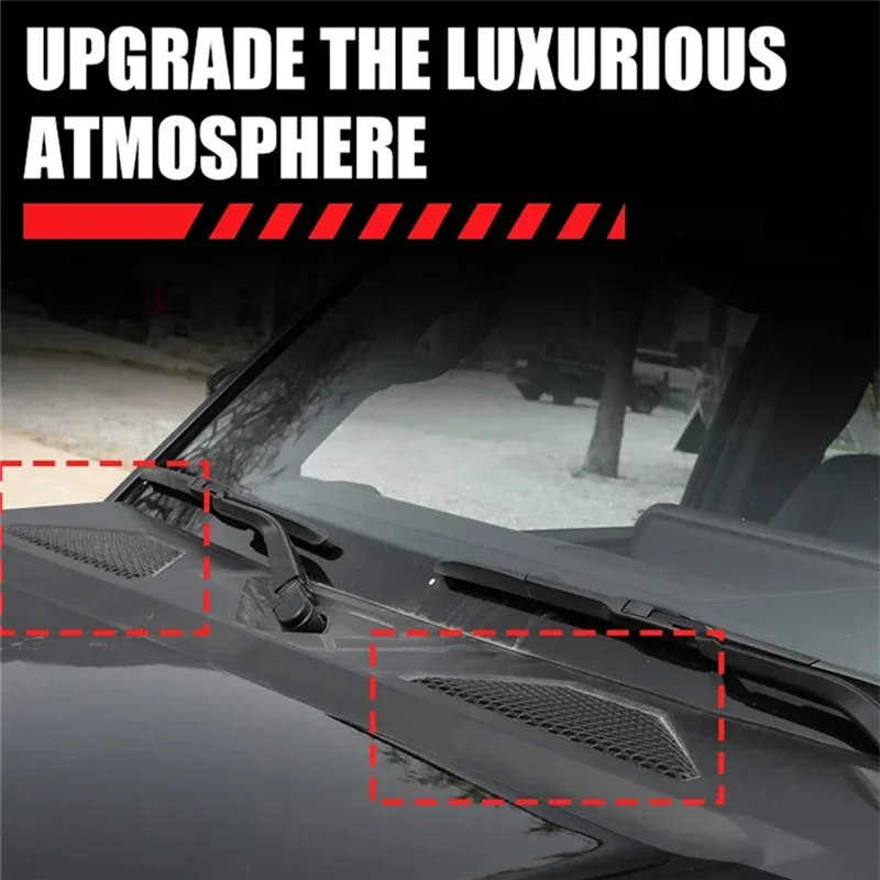 

For Toyota Land Cruiser 250 Prado LC250 2024 Car Front Hood Dust Cover Protection Accessories