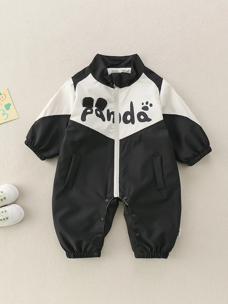 

Faionable Baby Outfit Spring Autumn Rer Jaet High Waist Long Pants Newborn Clothes Boys Trendy Cling Suit Exterior
