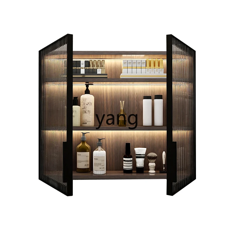 

LTT Bathroom Small Wall Cabinet Home Light Luxury Hanging Cabinet Living Room Bathroom Multi-Functional Storage Cabinet