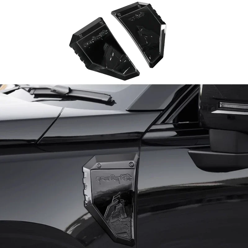 

Декоративные наклейки на раму крыла для Haval H9 2024, модификация Black Warrior, простая установка