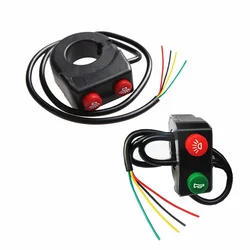 Moto ATV 22mm guidon klaxon et phares combinaison interrupteur bouton interrupteurs moteur clignotants pièces de moto