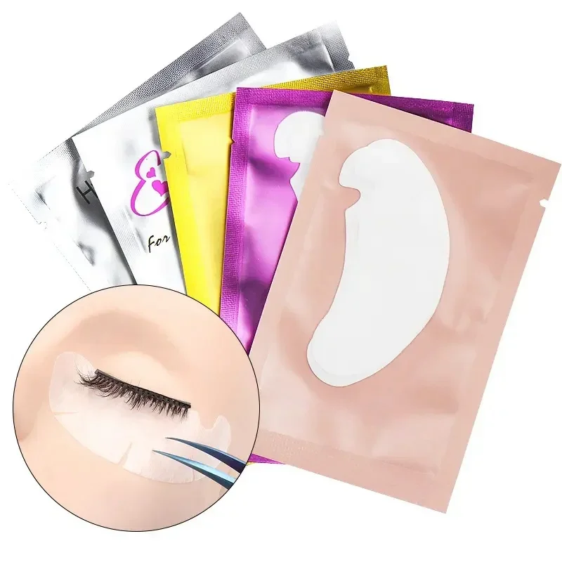 

50 Pairs/Set Makeup Tools U Shaped Grafting Eyelash Patches Eye Lash Patch False Eyelash Extension Paper Stickers Under Eye Pads