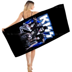 Retro Rock Band The Kiss Of The Ages World Tour Quick Drying Towel Fit For Fitness And Other Sports