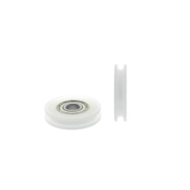 1 pieza 6x25x5,5mm con tornillo M6 polea de un solo rodamiento en forma de U