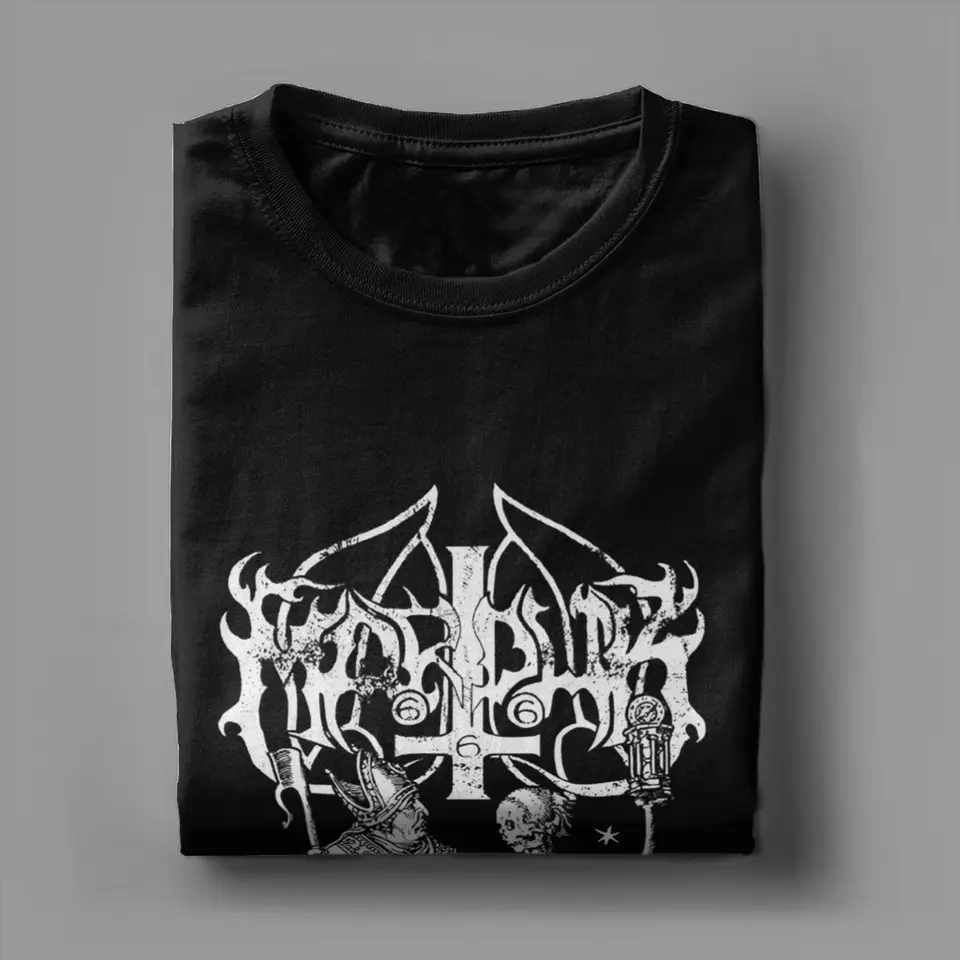 マーダック　3個 Marduk T-Shirts for Men Novelty Pure Cotton Tees Crew Neck Short