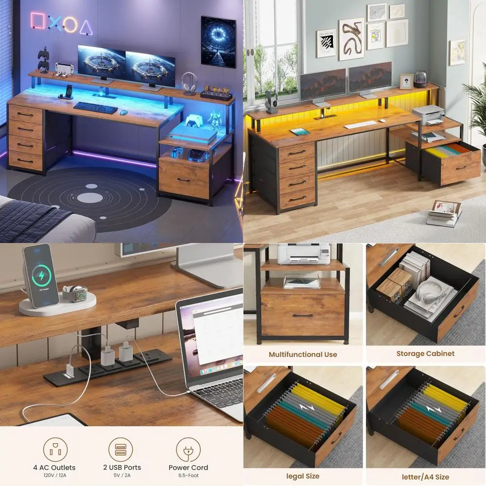 Home Oice Desk With…