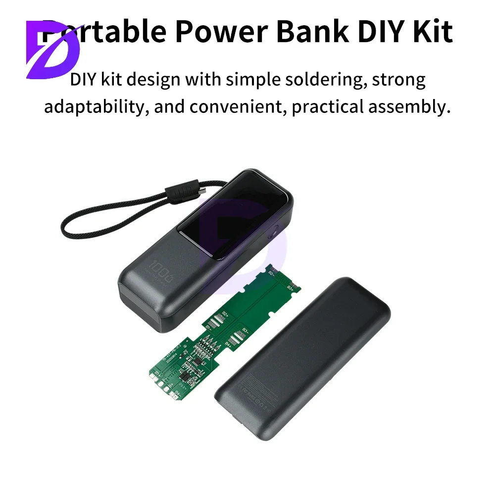 �y�Z�[�����z���o��PD 100W�}���[�d�����P�[�u���t�����o�C���o�b�e���[DIY�L�b�g 4�Z��21700�o�b�e���[�P�[�X �O���[���o�C���o�b�e���[�n�E�W���O