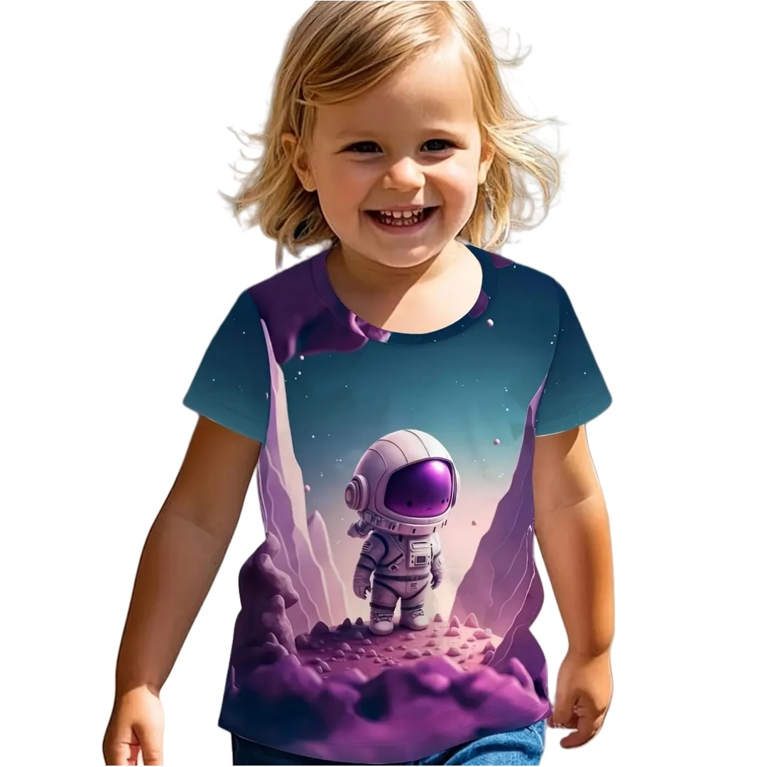 

Harajuku Girl T-Shirt Summer Teen Girl Clothes Fashion Blouses for Girls Short Sleeve Tshirt O-Neck Casual Tops Girls Clothing