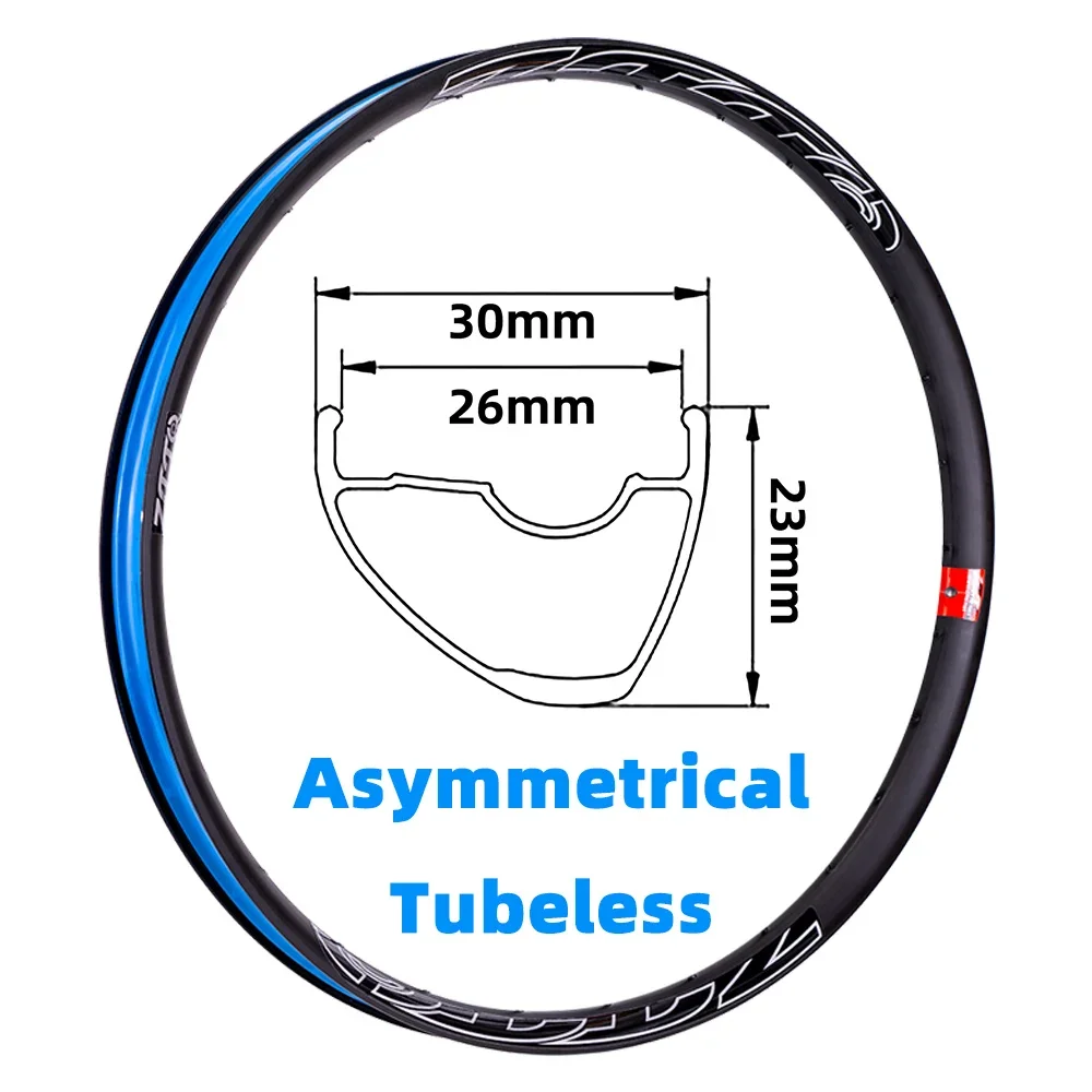 ZTTO MTB Tubeless Wheelset AM Enduro 29 27.5 Inch Asymmetrical Bicycle Rim 148 Boost Hub Ratchet 142 135 QR Thru Axle Bike Wheel