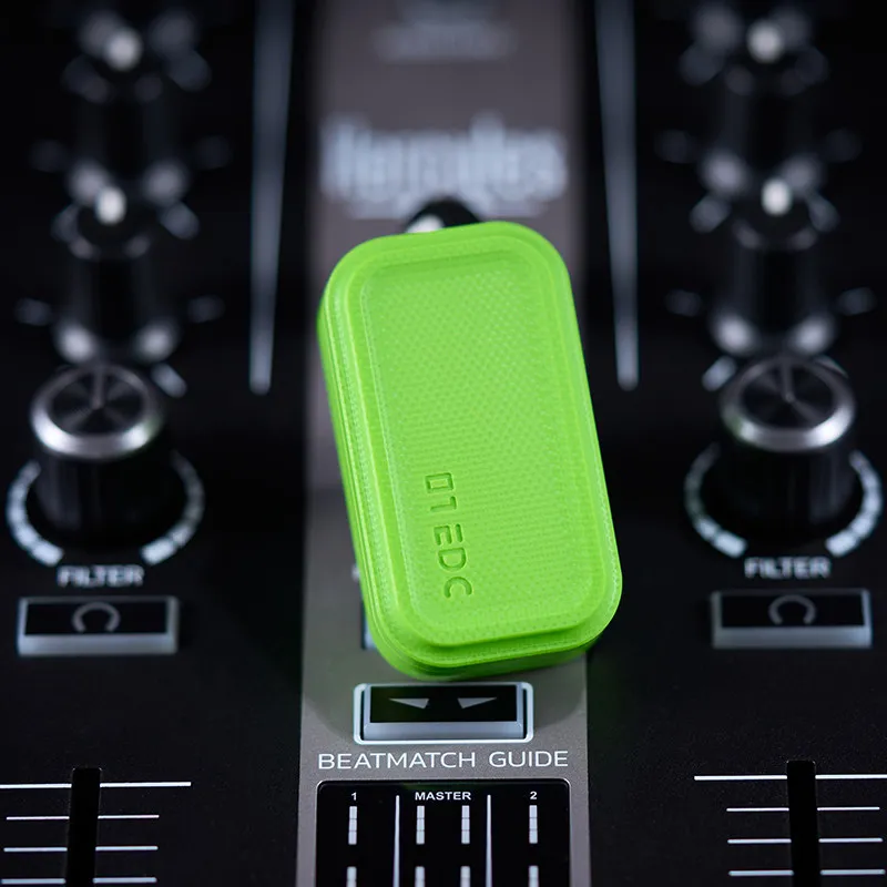 01EDC Three-Layer Magnetic Clicky Fidget Toy with G10 Material Mechanical Fingertip Push Slider  Desktop Stress Relief Toy