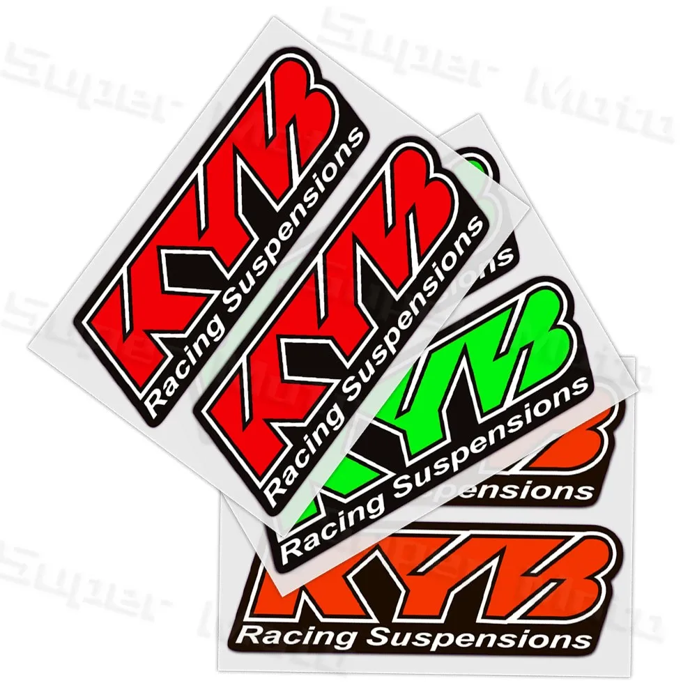 2 Stück reflektierende Aufkleber für Motorrad-Rennsport und Motocross, Gabelaufkleber, KYB-Aufkleber, Aufhängungs- und Stoßdämpfer-Aufkleber für Benelli, Yamaha, Honda. – Detail 2