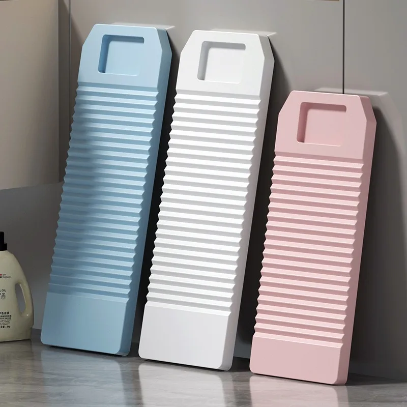 

Vintage washboard for household use, washing board plastic belt slot, dormitory washing board