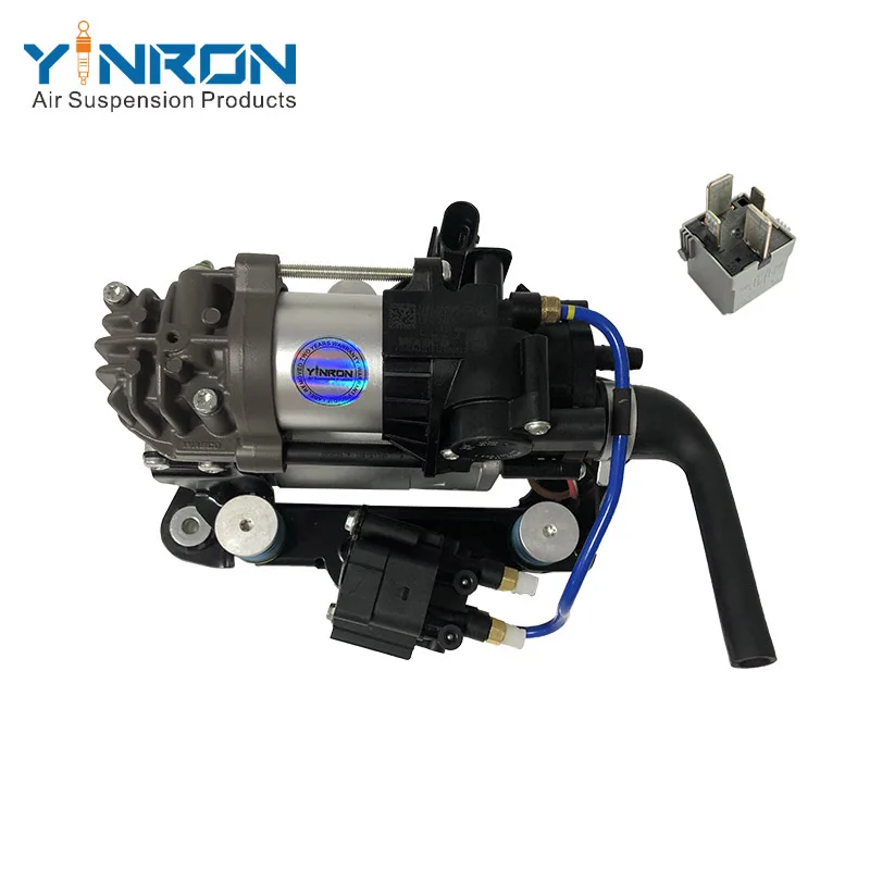 With Relay For BMW G11 / G12 Air Compressor Pump Assembly With Bracket And Valve Block 37206861882 37206884682