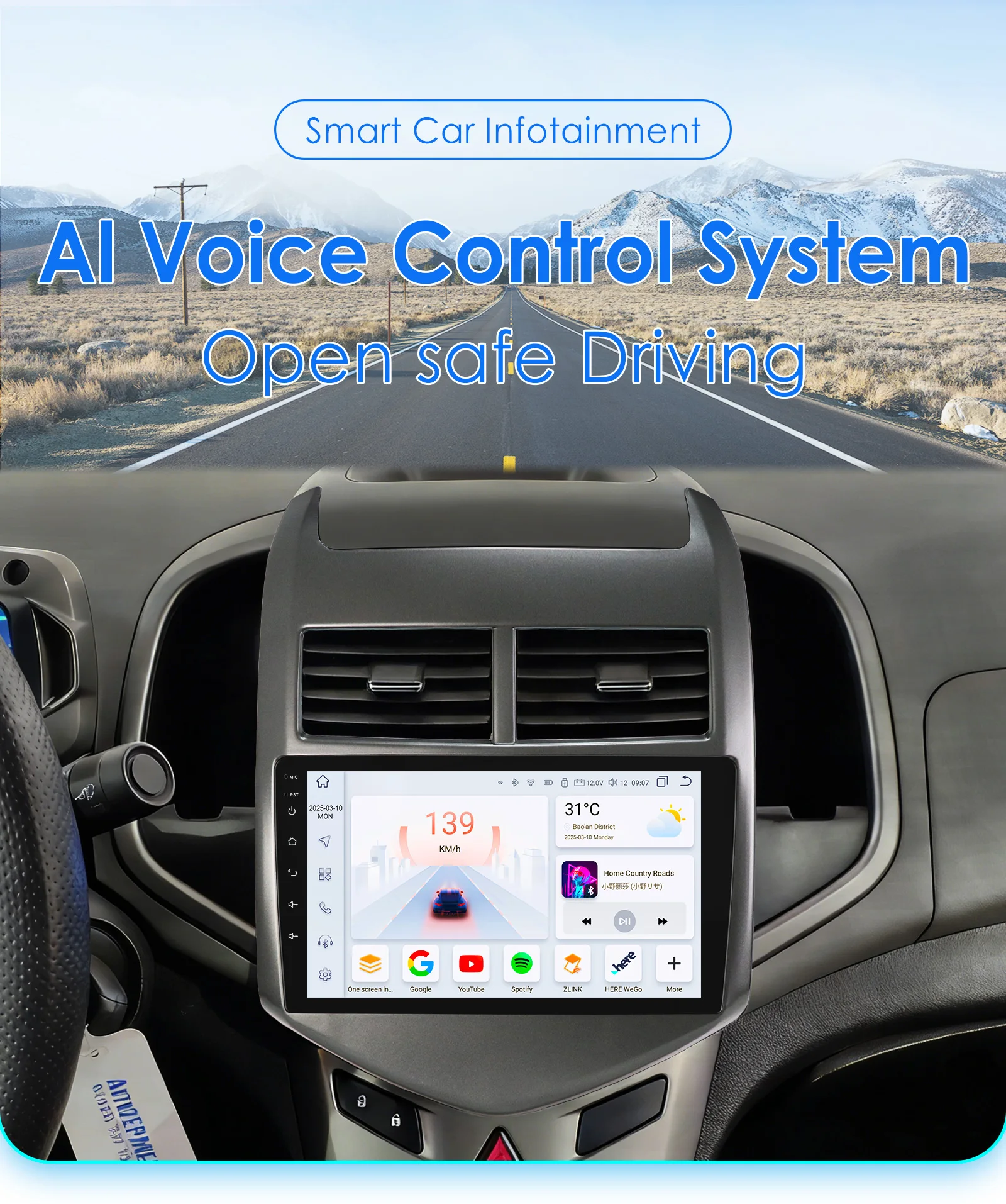 

Android 14 для Chevrolet Aveo 2 Sonic T300 2011-2015, Carplay, Android Auto, автомобильная мультимедийная система, GPS, стерео, камера 360°, RDS