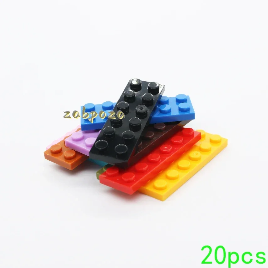 20PCS Assembles Particles 3795 2x6 Thin Bricks Board Building Blocks Tech Parts DIY Assembly Educational Toy For Children Gift