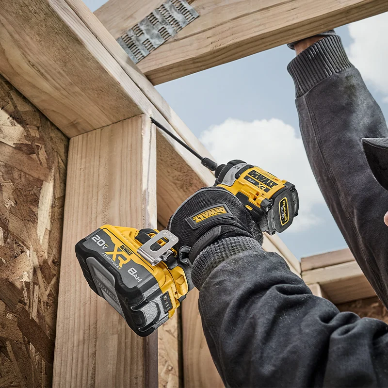 DEWALT DCF860N 20V Cordless Impact Driver 282NM Electric Drill Brushless Motor 3800RPM Rechargable Drill Driver Power Tools