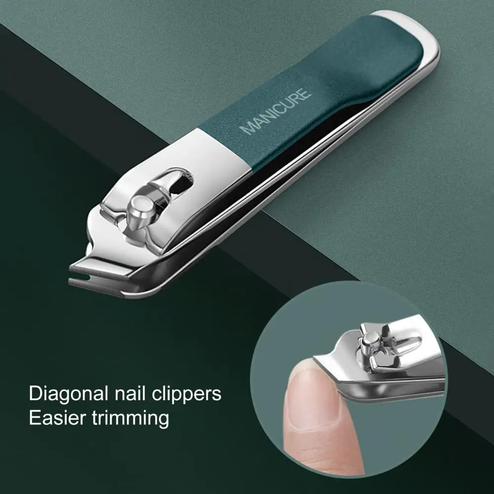 1ชุดเล็บ Clipper Sharp เครื่องตัดเล็บเล็บสแตนเลสทนทานปลายเล็บตัด