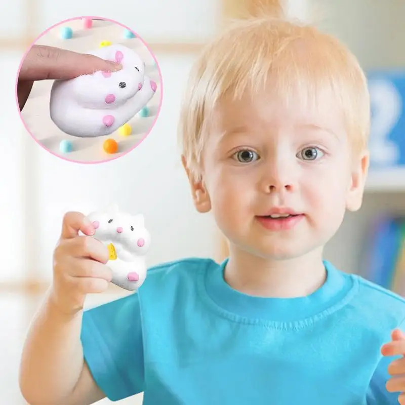 Hamster Knijpspeelgoed Zintuiglijke Hamster Rekbaar Speelgoed Dier Zintuiglijke Ontspanning Fidget Voor Volwassenen Meisjes Kinderen Mannen Tieners Vrouwen