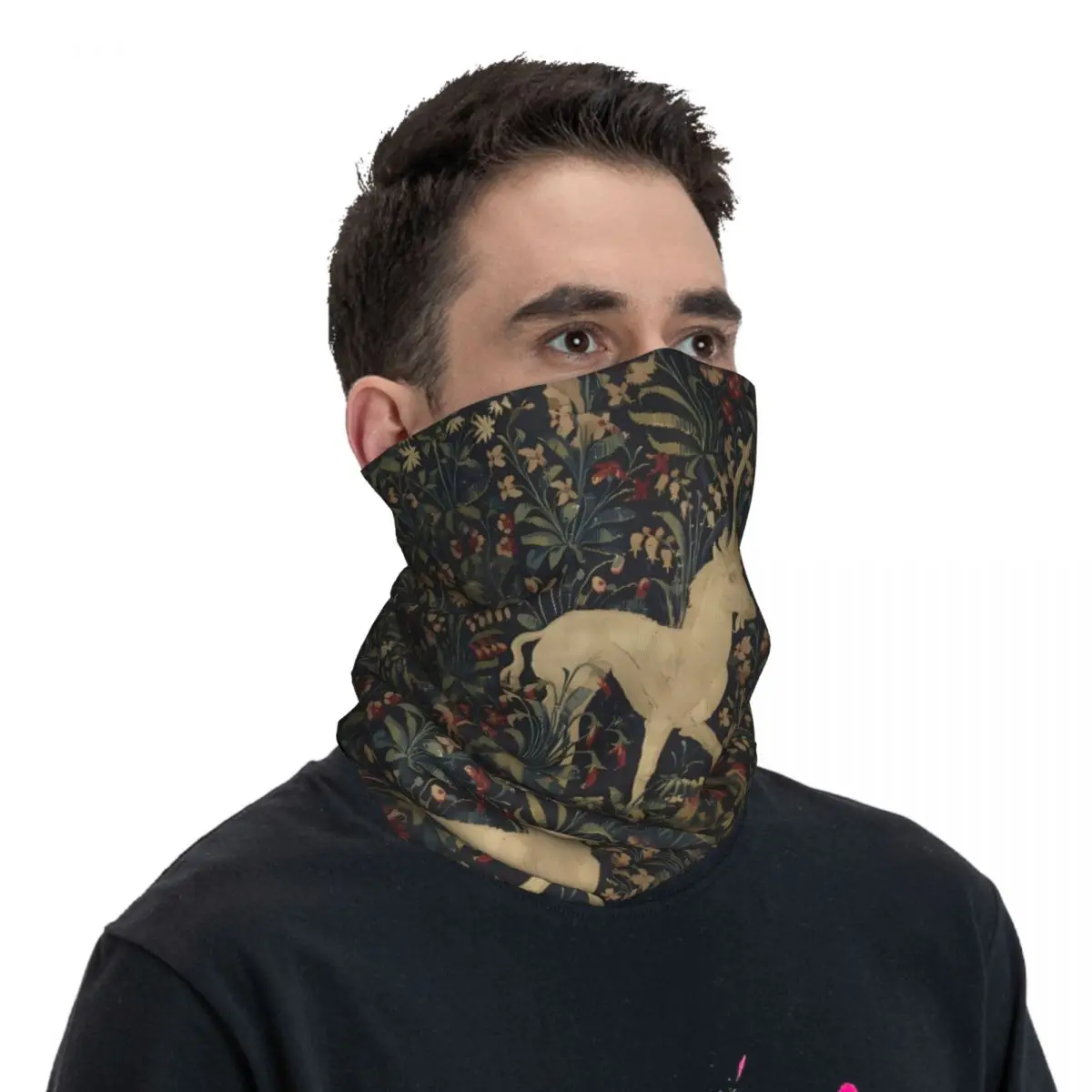 Retro Rtyle Scarf Neckerchief Neck Face Mask Polyester