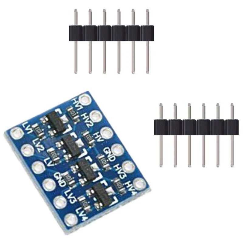 10Pcs 4 Channel IIC I2C Logic Level Converter Bi-Directional Module 3.3V To 5V Shifter For Arduino (Pack Of 10)