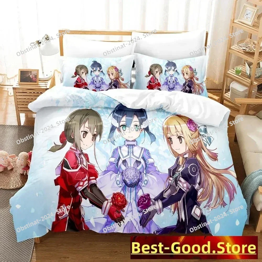 New Yuki Yuna is a Hero Bedding Set Single Twin Full Queen King Size Bed Set Adult Kid Bedroom Duvetcover Sets Anime Kawaii Girl