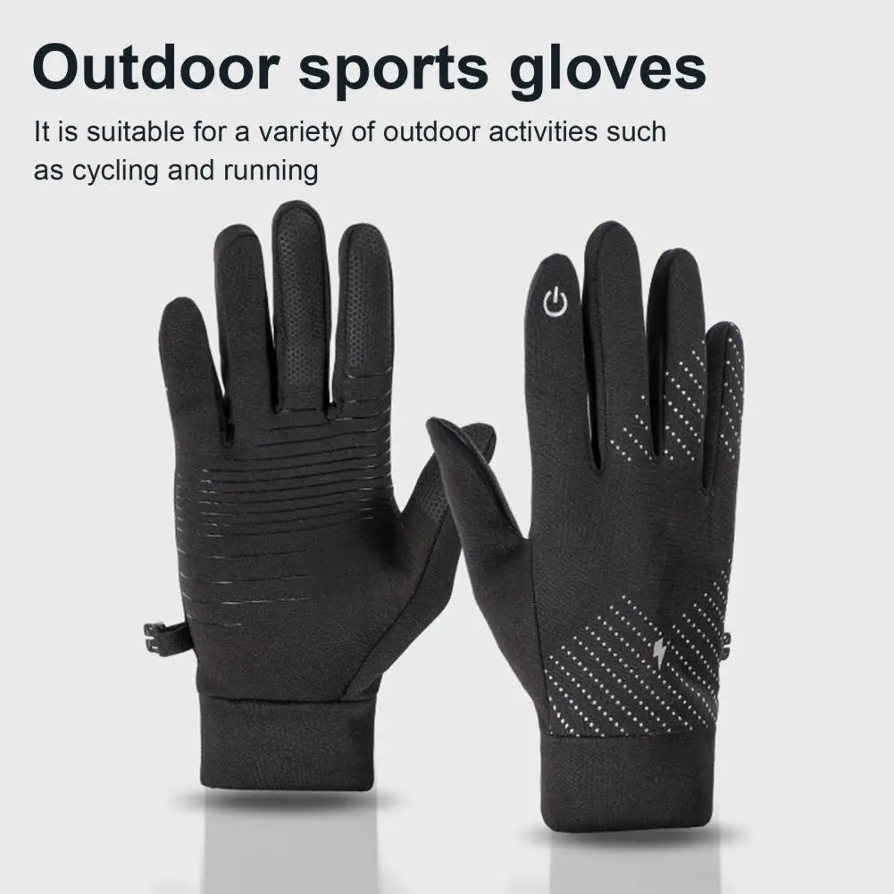 All-weather Cycling Gloves Windproof Waterproof Winter Cycling Gloves with Touchscreen Anti-slip Thermal for Men for Weather