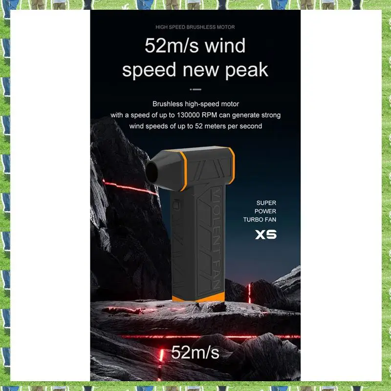 

FTS X5 Ручной мини-турбореактивный вентилятор 130000 об/мин Высокоскоростной жестокий вентилятор Клавиатура со сжатым воздухом Электроинструмент для чистки автомобиля