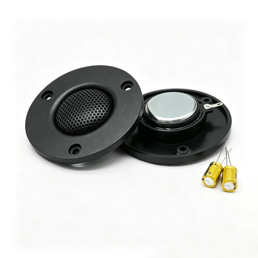 2 Peças de Alto-falante Tweeter de Seda de 74 MM (3 Polegadas) 4 Ohms 20W com Ímã de Neodímio para Agudos, Hifi DIY, para Modificação de Carros