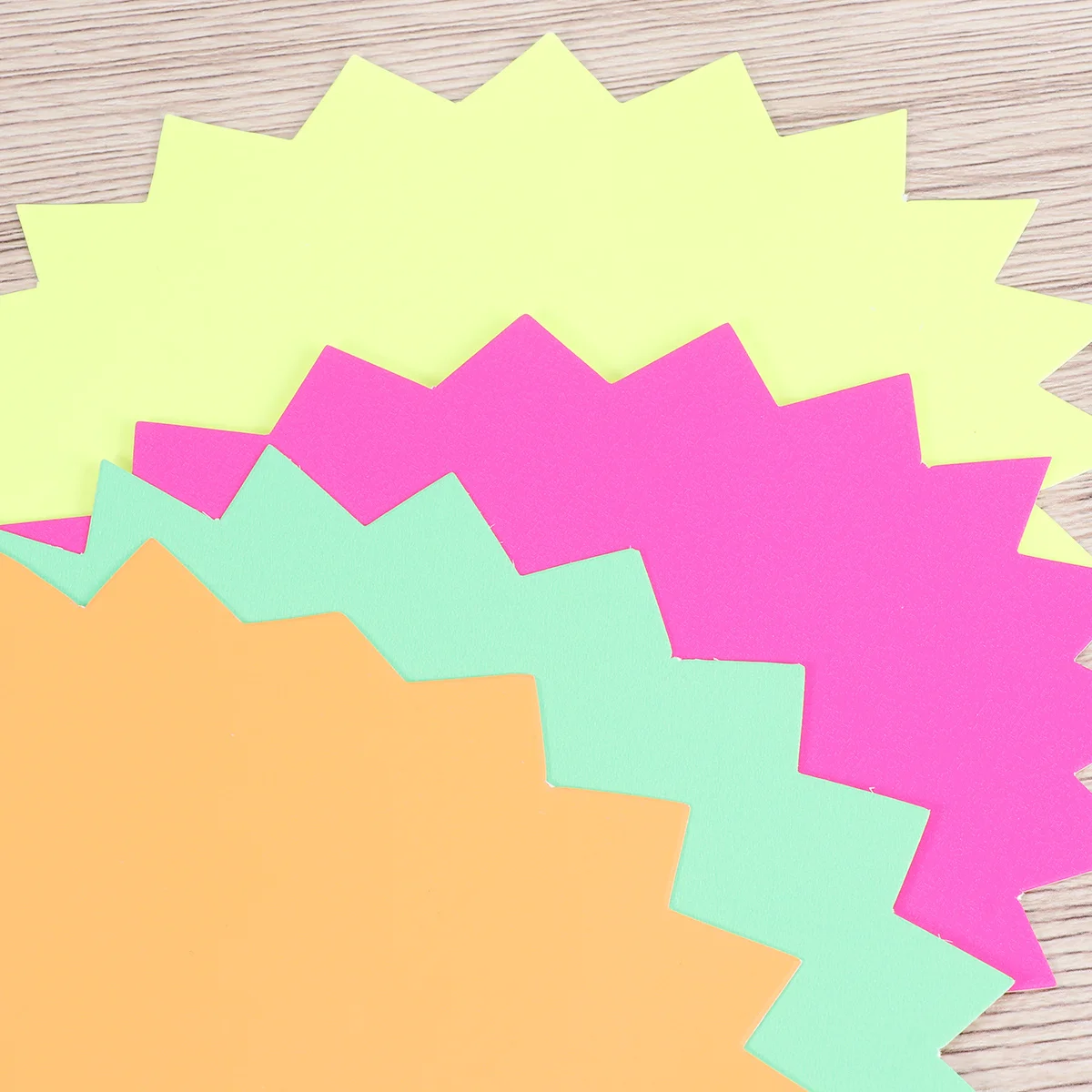 

80pcs Label Paper Mini Explosion Sticker Set Blank Price Signs For Store Restaurant Christmas Table Crafts Use Yellow