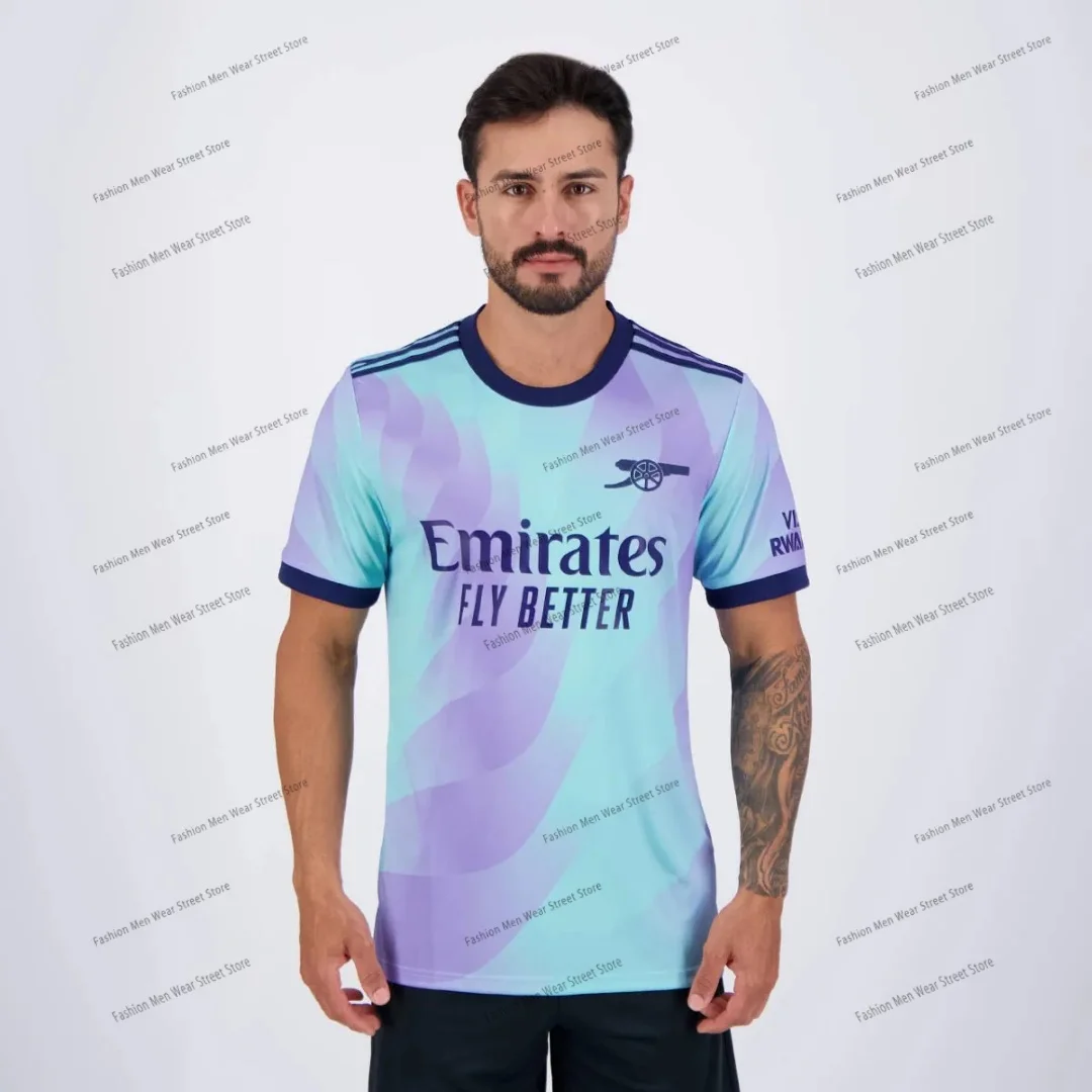 

24 25 Kit Summer Men T-Shirt Adult KID Jerseys kIT Kit Men And Women T-shirt Football Jersey T-Shirt Quick-drying Relaxed Sport