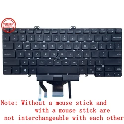 NEW US laptop keyboard For DELL LATITUDE 3400 5400 5401 7400 7410 5410 5402 P98G Backlit English Black keyboard 03J9FC