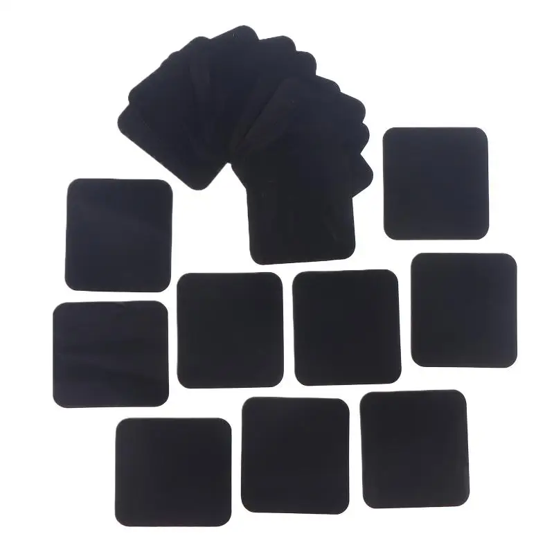 20Pcs 2.6*2.6cm Anti-tarnish Paper Tab Strips Portable Black Anti Tarnish Strips For Necklaces Jewelry Protection Charms Storage