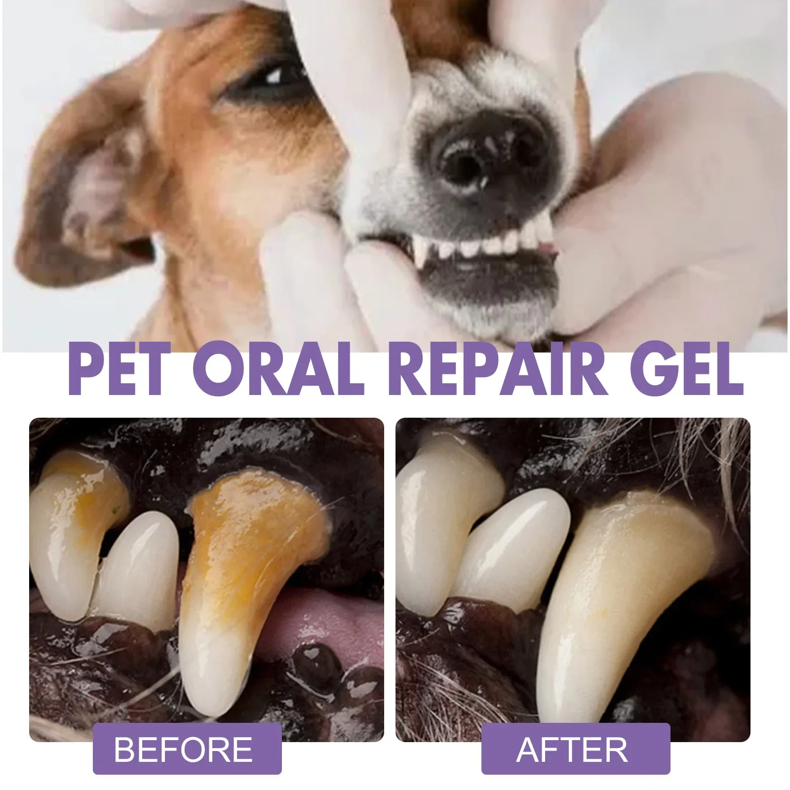 Dog Oral Cleaning Gel Tooth Stain Cleaner Remove Dental Stakes Tartar Plaque Eliminator Fresh Breath Pets Tooth Whitening Pen