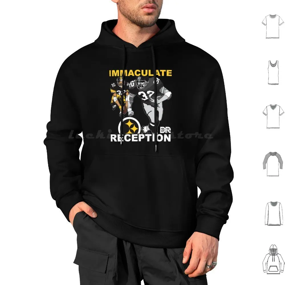 Ballers Religion Immaculate Reception Classic Hoodies Long Sleeve Ballers Religion Immaculate Reception Classic