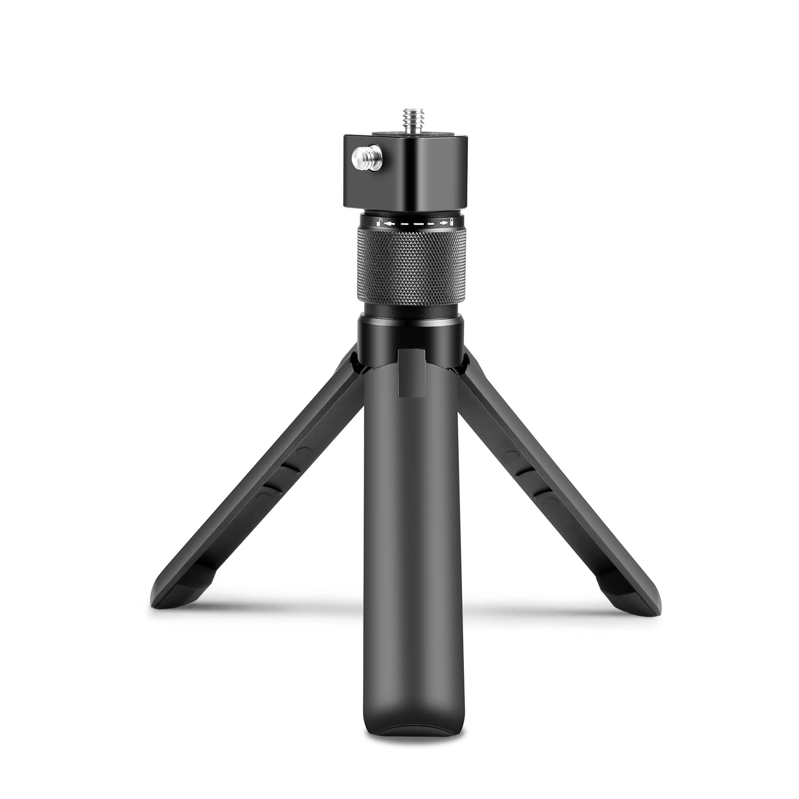 PULUZ Rotary Handle Desktop Tripod Stand for Insta360 X3 Bullet Time Controller 1/4 screw 110cm 5-section Selfie Stick Monopod