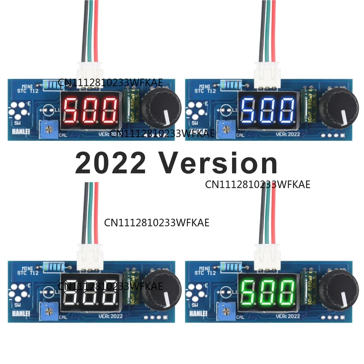 Electric Unit Digital Soldering Iron Station Temperature Controller Board for HAKKO T12 Handle DIY Kits W/ LED Vibration Switch
