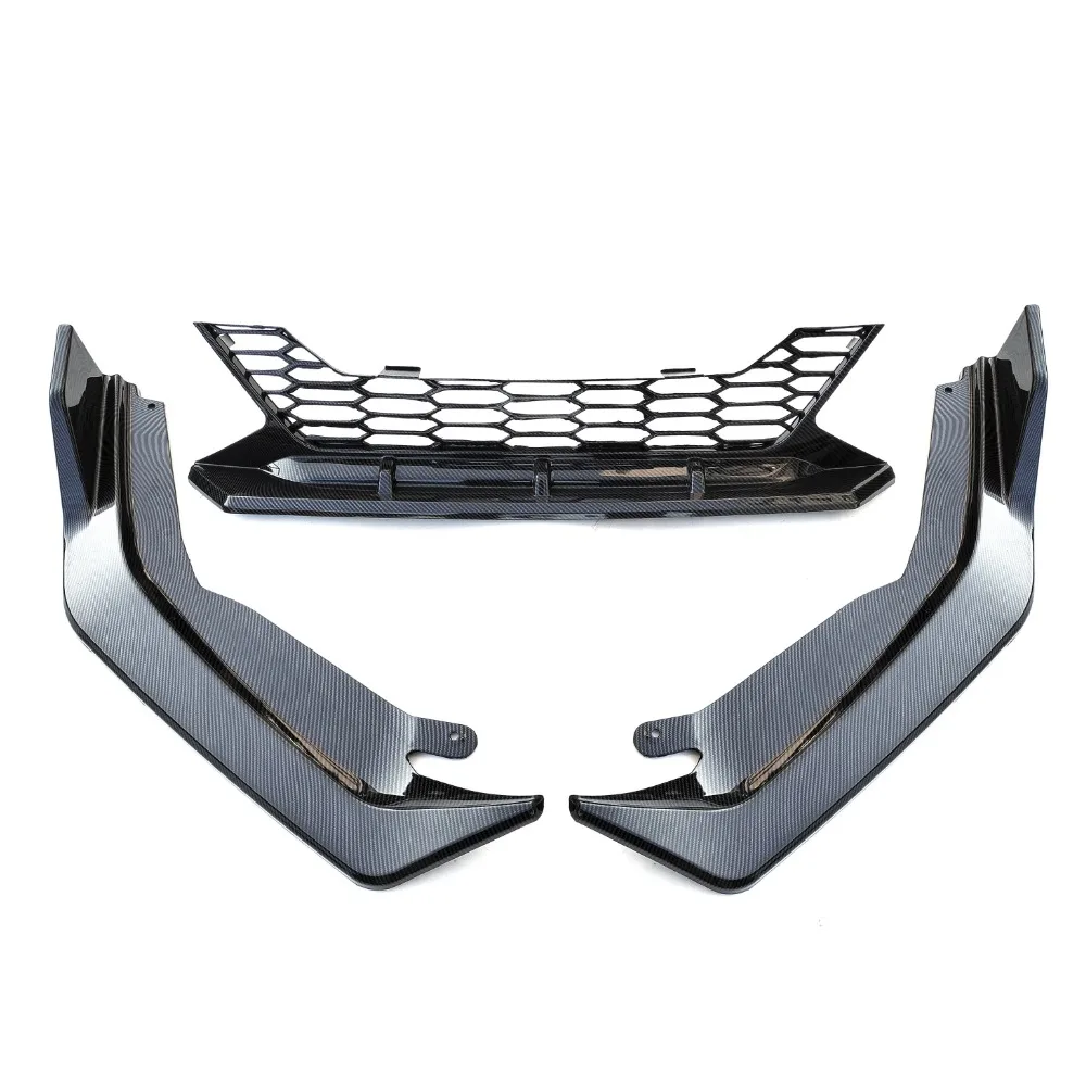 For Nissan Sylphy 2020 2021 2022 Front Bumper Lip Splitter Side Apron Body Kit Deflector Protector Car Accessories