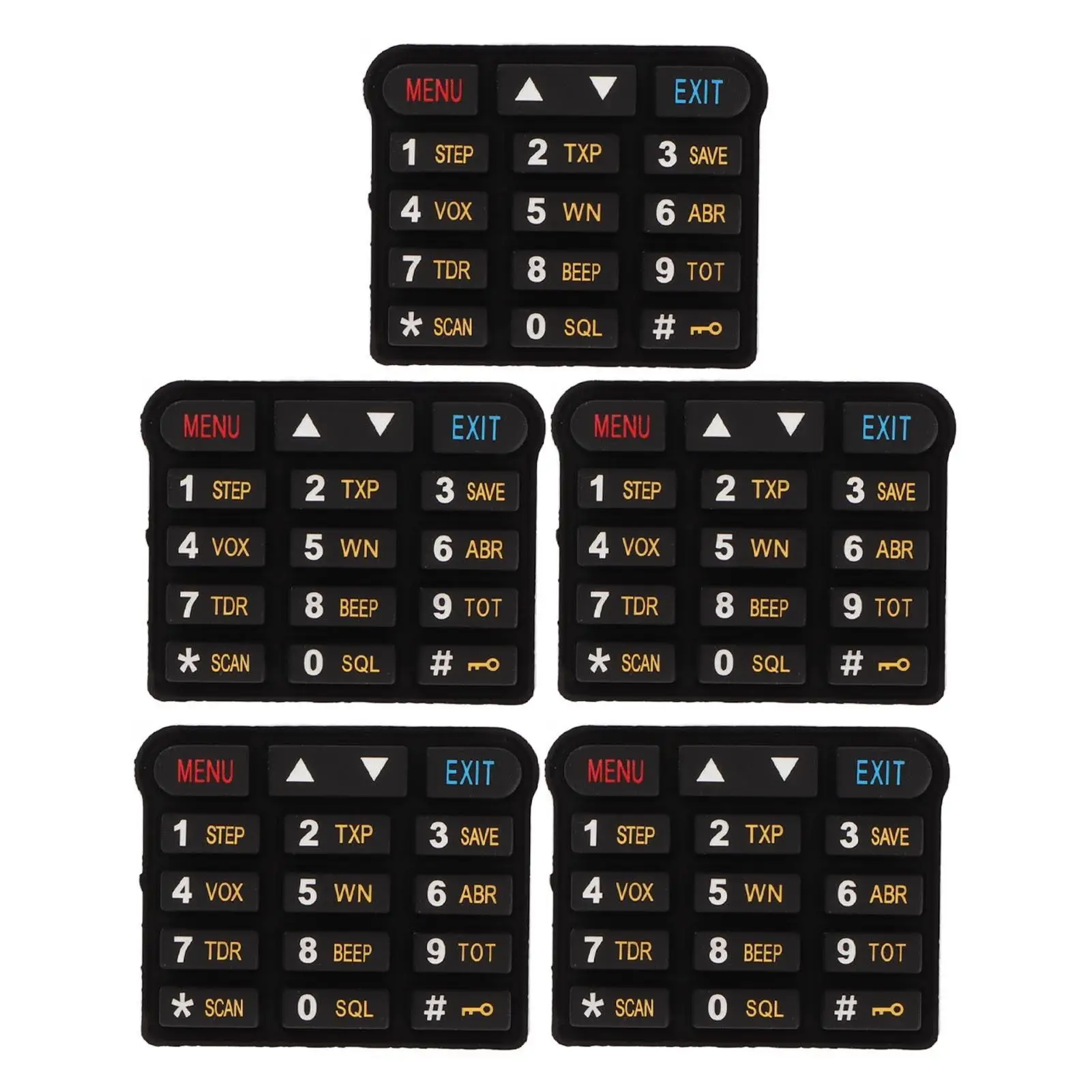 IP67 Waterproof Silicone Numeric Keypad for uv 9R Plus - Sturdy 2-Way Radio Accessory, Dustproof Replacement