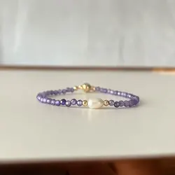 High Quality Exquisite Sparkling Natural Pearl Zircon Bracelet Pearl Jewelry 14-21cm Size Magnet Buckle Multicolor