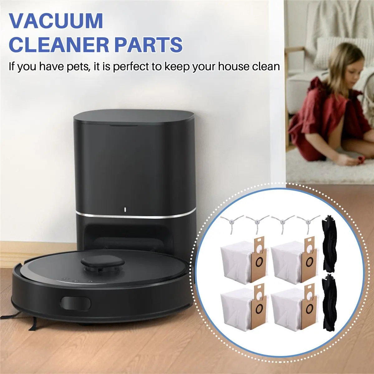 [vend-for]for-rv30-plus-rv20-max-robot-vacuum-cleaner-side-brush-dust-bag-main-brush-cleaning-accessory-kit