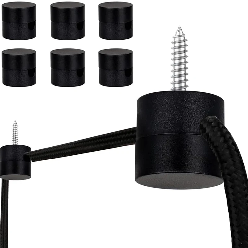 Gancho de ganhos para teto pendurado luz, lâmpada fio, fio elétrico DIY, cabo cabo, corda de alívio, candelabro fixação