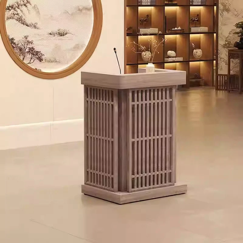 Chinese minimalist checkout page retro teahouse health center restaurant mini bar reception