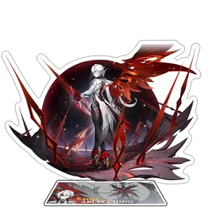 شخصيات جديدة جاك Arlecchino تأثير الاكريليك أنيمي نموذج Furina Mavuika Neuvillette جمع سطح المكتب الديكور سلاسل المفاتيح هدية أعلى 8 مبيعات سلسلة مفاتيح Genshin Impact - رقم 7