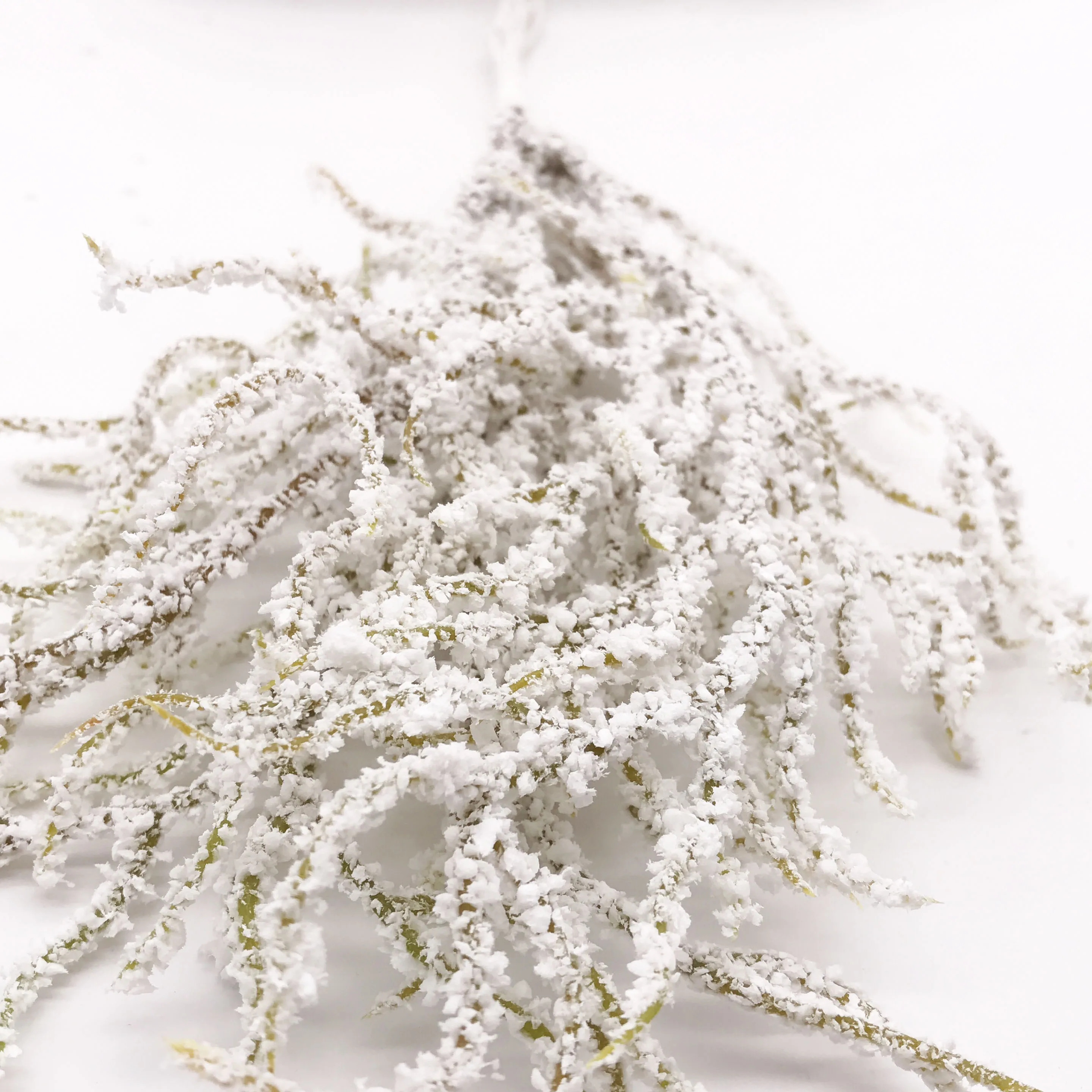 6pcs Artificial white Grass Plant Artificial Flowers for Wedding Christmas Decor DIY scrapbooking Wreath Fake flowers